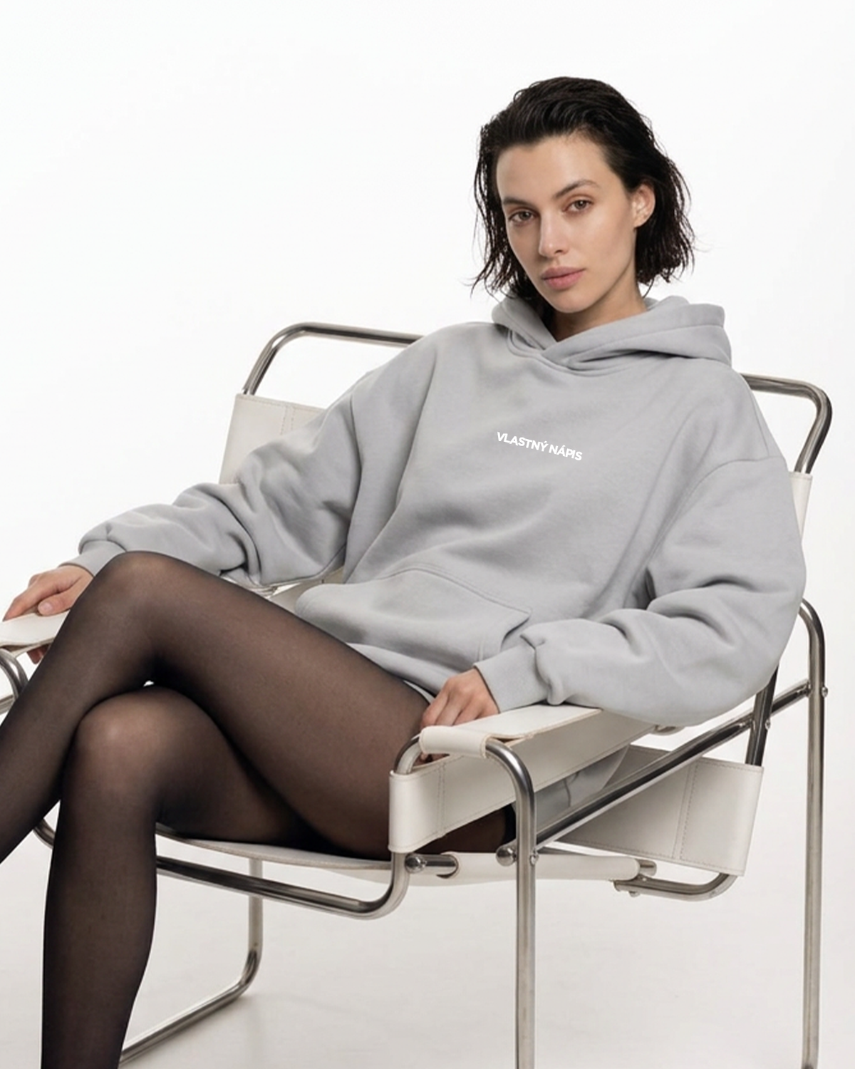 Mikina s vlastným nápisom s kapucňou Unisex