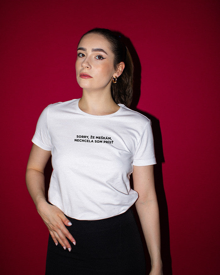 Sorry, že meškám, nechcela som prísť